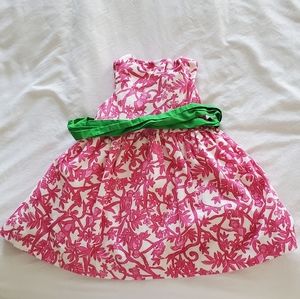 Lily Pulitzer pink monkey Toddler dress